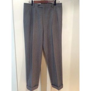 Burberry Men's Wool Pleated Pants 34/36